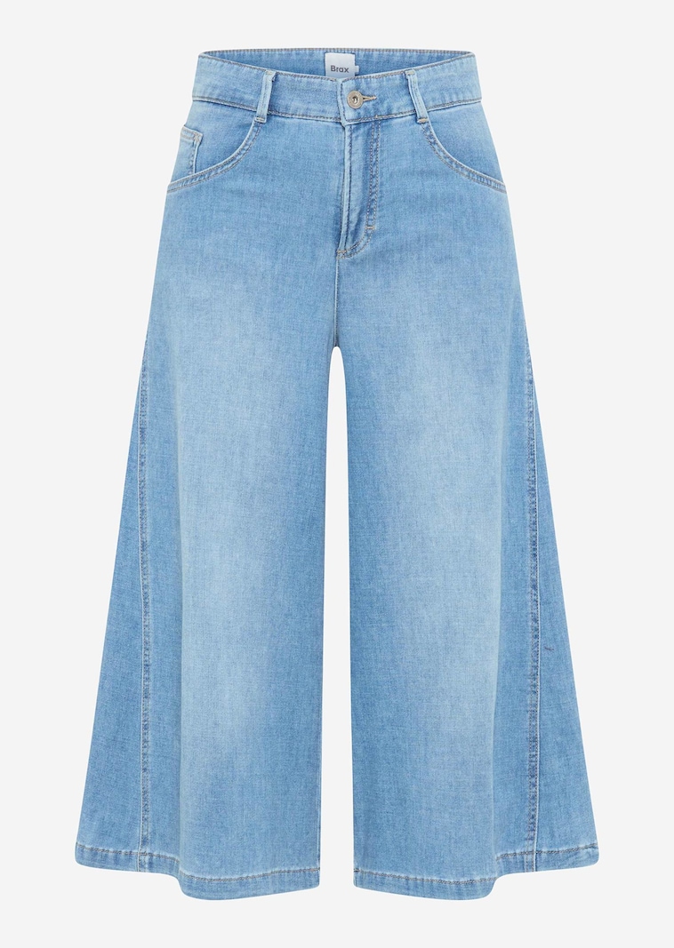 Leichter Hosenrock im Denim-Look