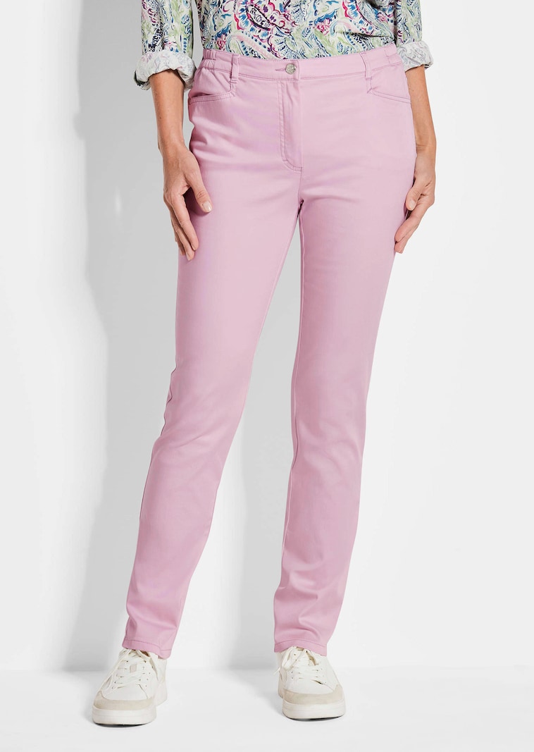 Pantalon en coton satiné LOUISA COMFORT+