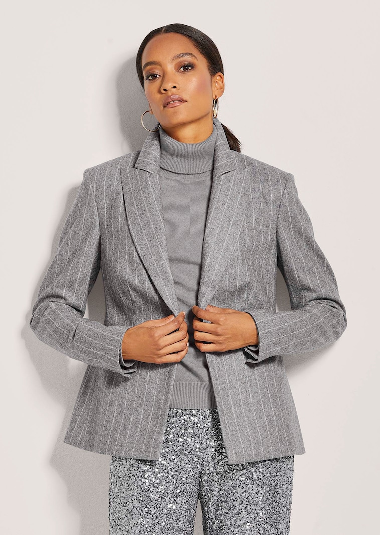 Trendstarker Nadelstreifen-Blazer