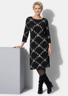 Jersey-Kleid in A-Linie thumbnail 4