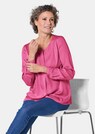 Flatteuze blouse zonder sluiting met modieuze kraag thumbnail 4