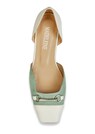 Leder-Ballerina mit offener Seitenpartie thumbnail 3