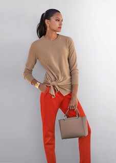 Kaschmirpullover mit Zierknoten thumbnail 2