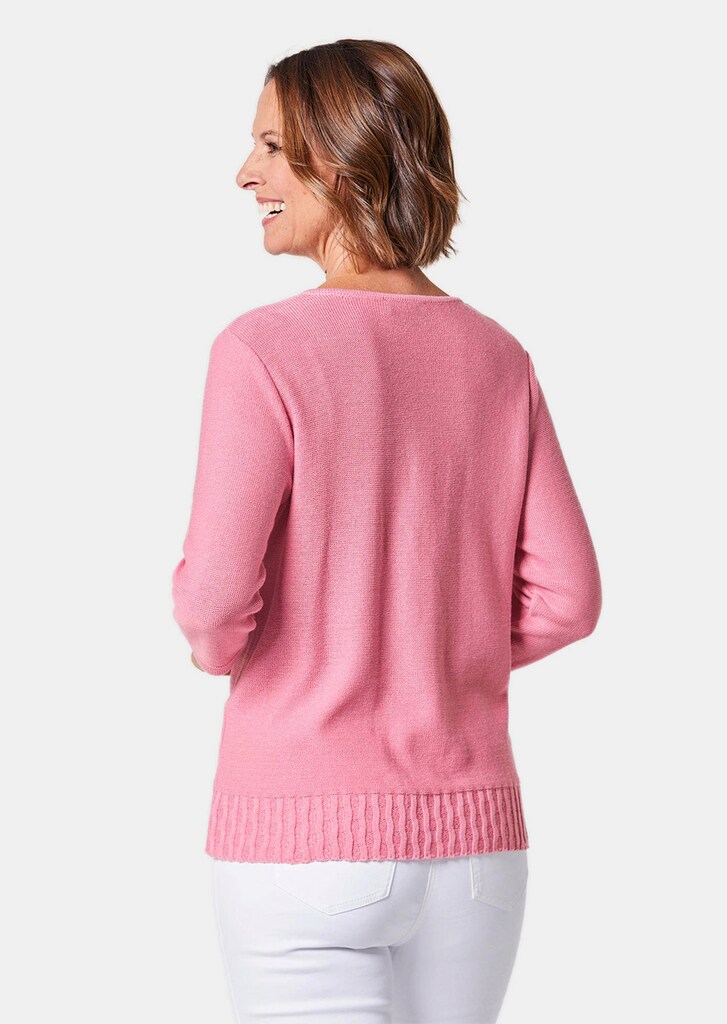 Pullover mit schönem Ajourmuster 1