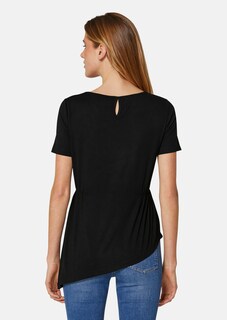 Jerseyshirt mit asymmetrischem Saum thumbnail 3