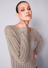 Pullover mit Lochstrickmuster thumbnail 5