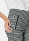 Slim-fit stretch trousers with Vichy check thumbnail 5