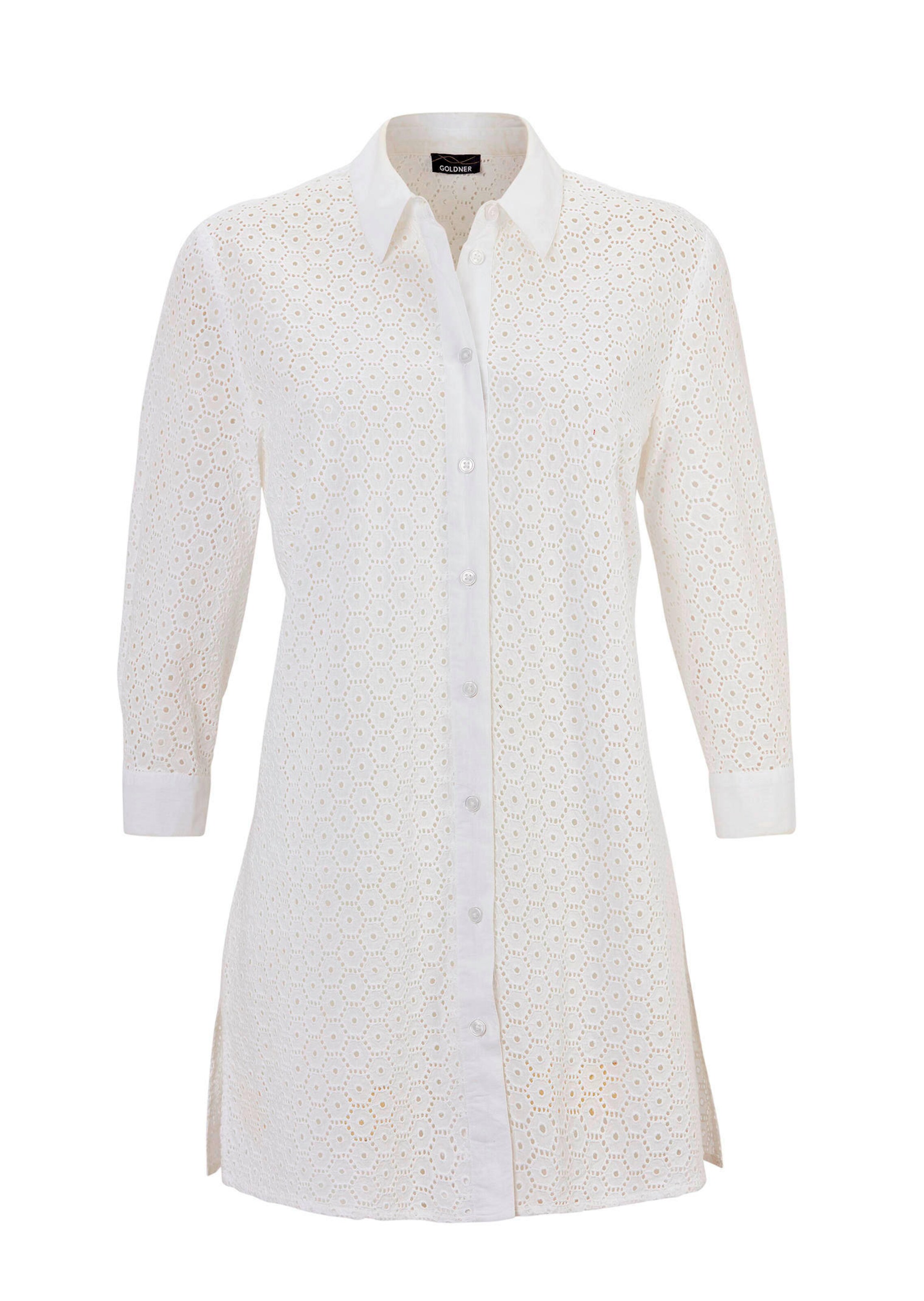 Chemisier long à manches 3/4