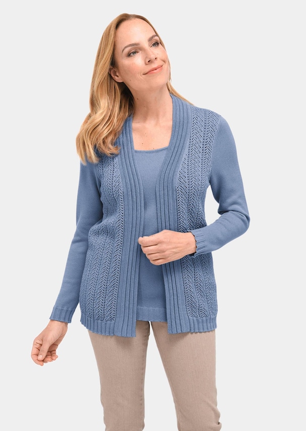 Pullover in twinsetlook