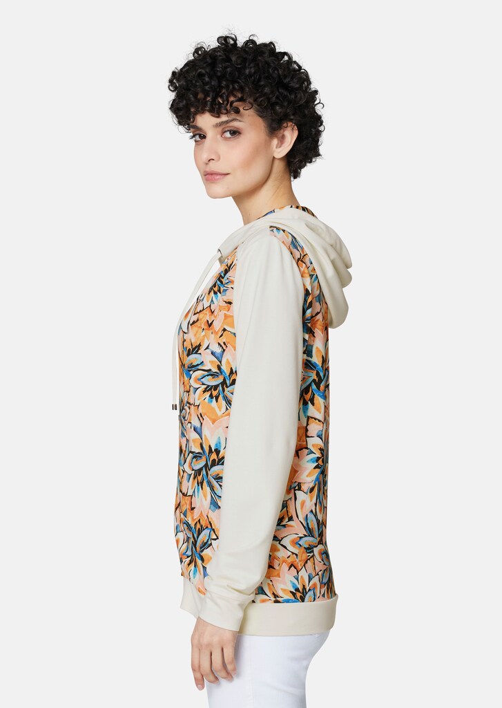 Fitness jacket with unique floral print 3