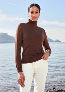 Pull en maille fine avec viscose et élasthanne thumbnail 7