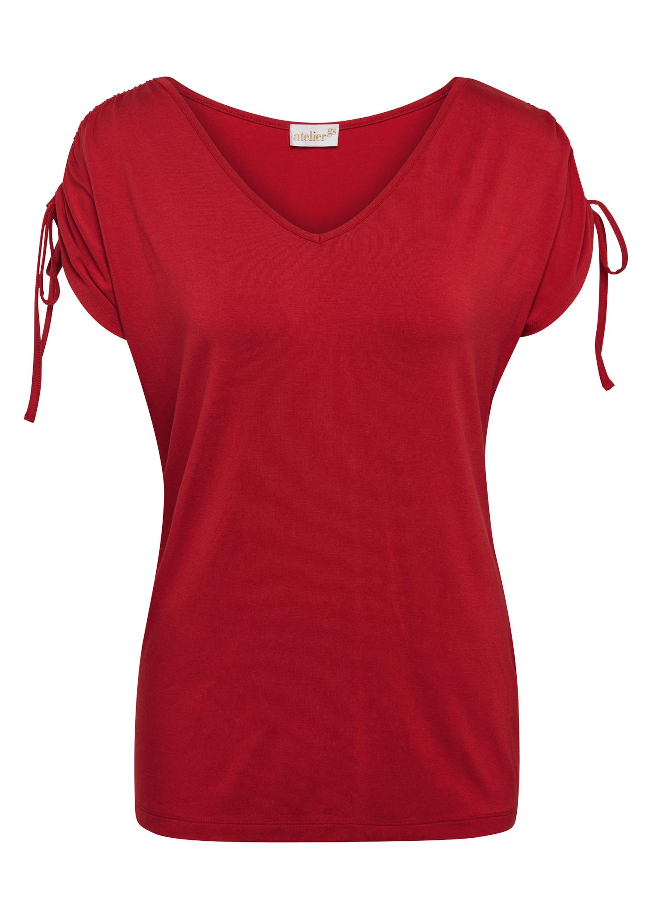 Elégant T-shirt en jersey - rouge - Gr. 50 de Goldner Fashion