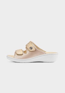 Leder-Pantoletten mit Naturkork-Fußbett thumbnail 4