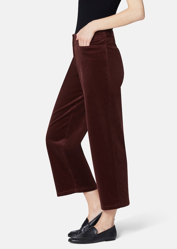 Culottes made from velvety soft fine corduroy 3
