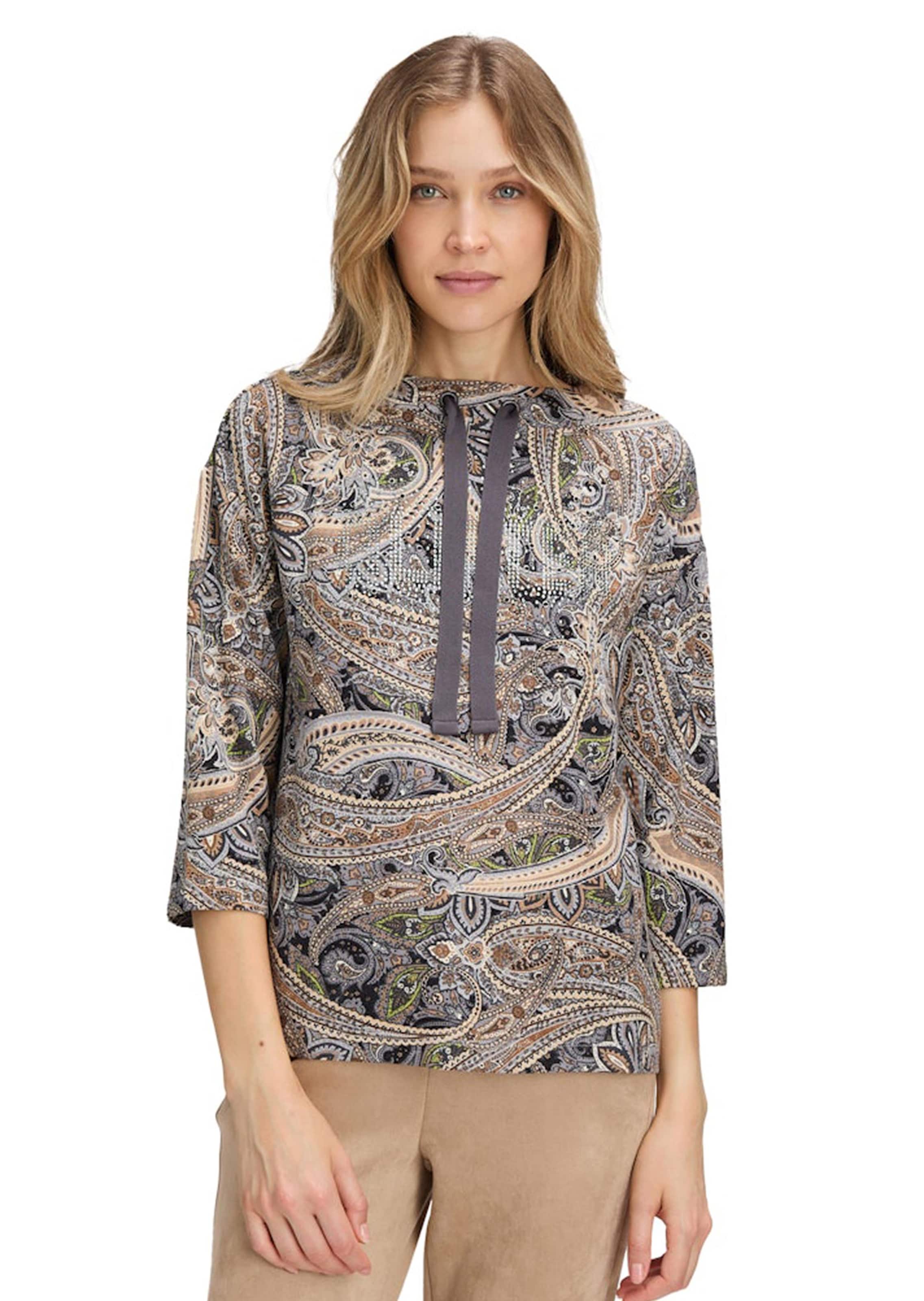 Sweatshirt mit Paisley-Print