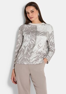 Sweatshirt met glittersteenborduursel thumbnail 1
