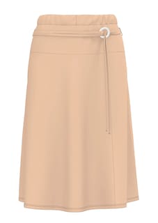 Weiter Jerseyrock mit Gürtel thumbnail 5