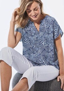 Chemisier à col tunique thumbnail 4