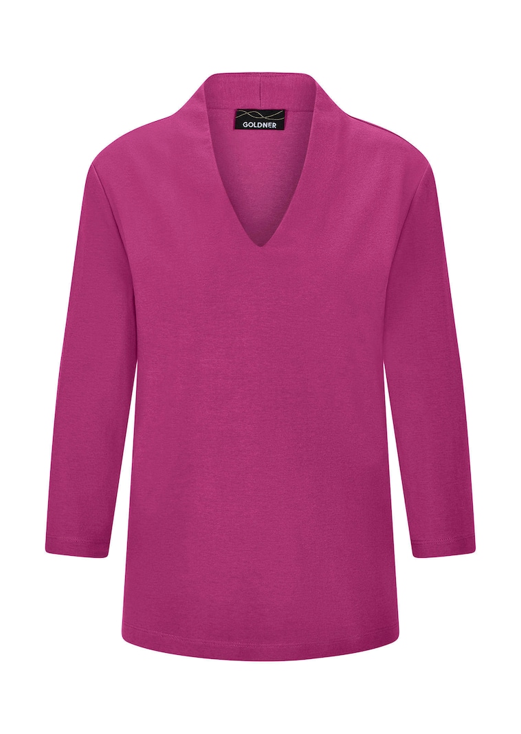 Basic-Shirt aus Interlock-Jersey