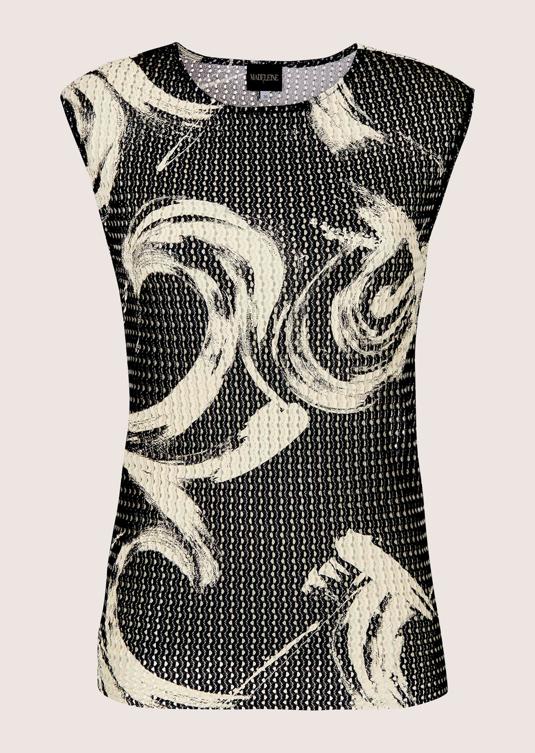 Ärmelloses Shirt mit Ajour-Effekt