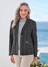 Jersey blazer in tweedlook thumbnail 7