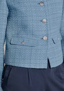 Kurzer Tweed-Blazer thumbnail 5