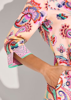 Sommerkleid im Paisley-Design mit 3/4-Ärmeln thumbnail 5