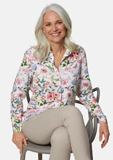 Expressieve jersey blouse met stretch thumbnail 4