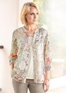Lichte set van geweven blouse met jersey topje thumbnail 1