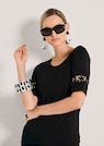 Shirt mit Halbarm und Spitzendetail thumbnail 4