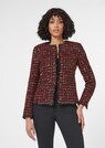 Kurzer Tweed-Blazer mit Fransen thumbnail 1