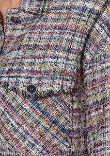 Bunte Jacke mit Fransen thumbnail 5