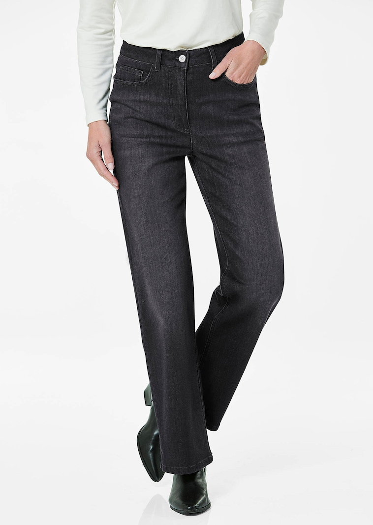 Jean ample VERA en denim extensible