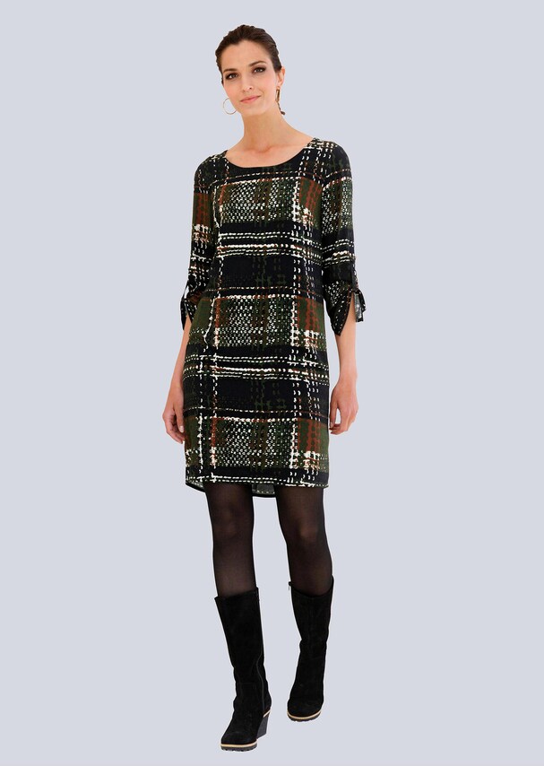 Kleid allover im neu designtem Karomuster 2