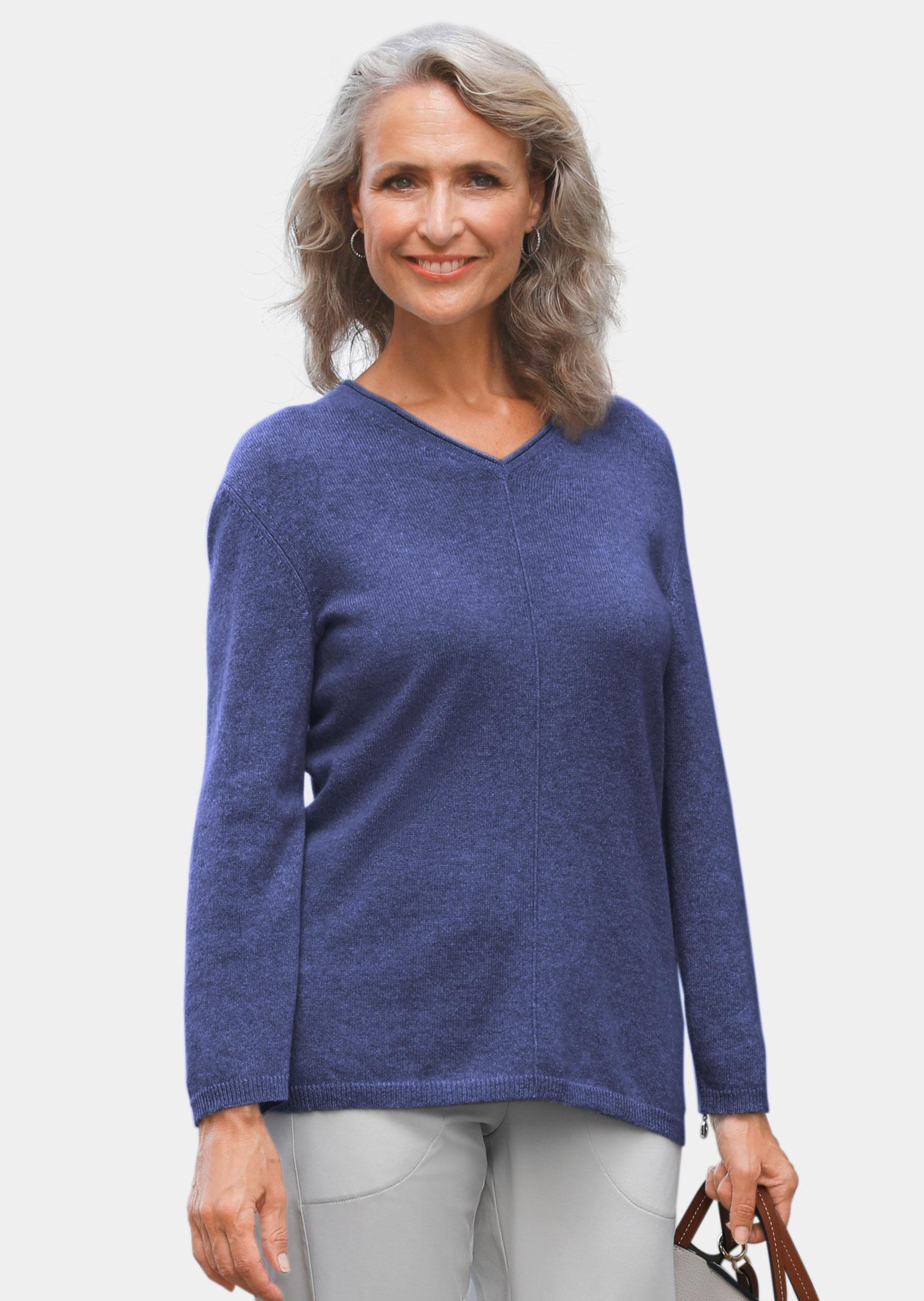 Pull en cachemire encolure V