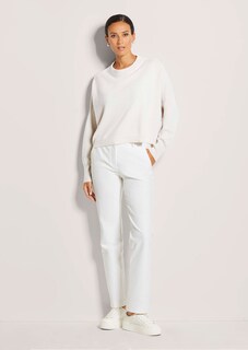 Kurzer Oversize-Pullover mit Kaschmir thumbnail 2