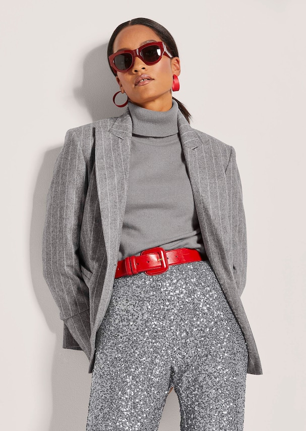 Trendstarker Nadelstreifen-Blazer 3