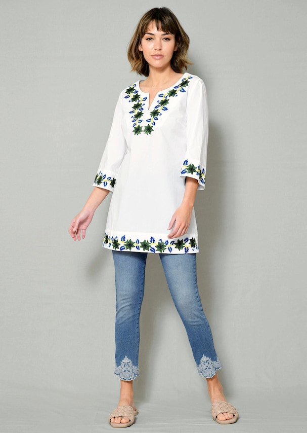 Tunika mit dekorativer Stickerei 3