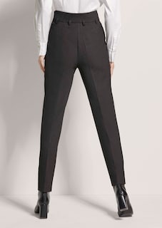 Slim-fit stretch trousers with creases thumbnail 3