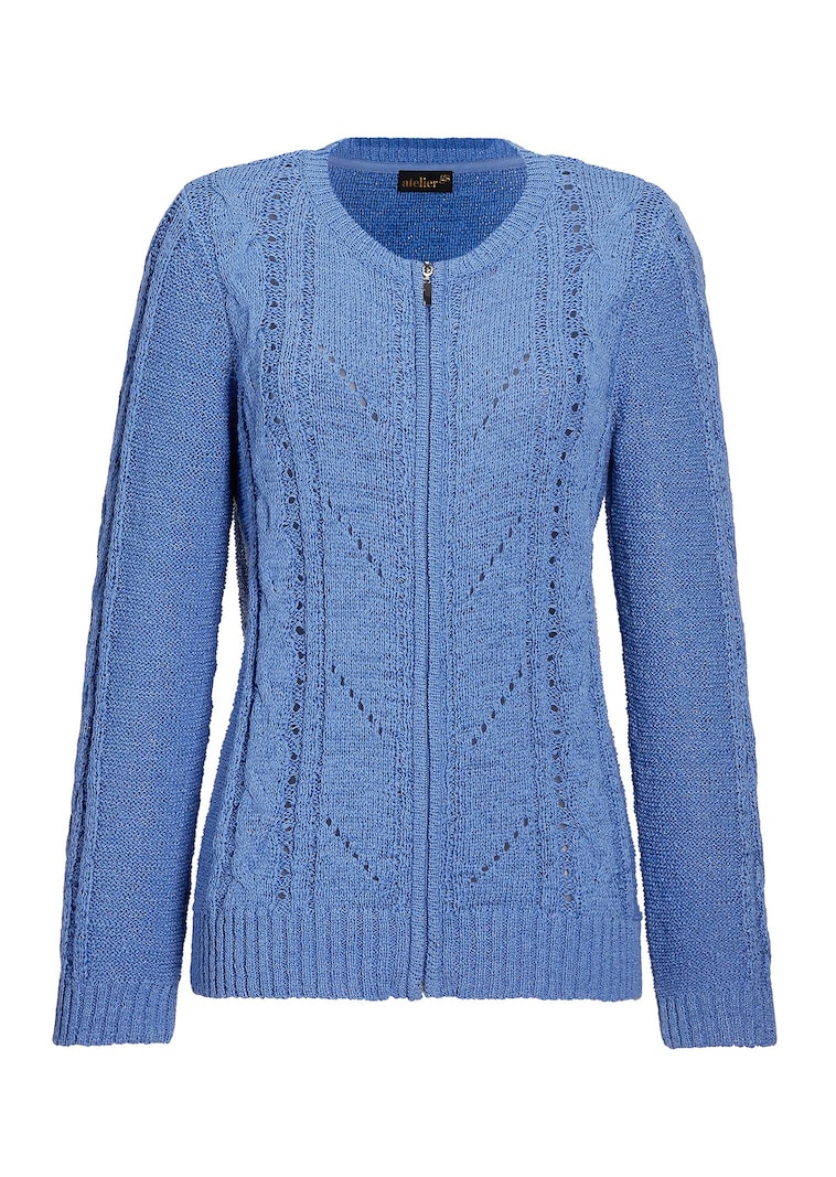 Cardigan à fil ruban et détails mode