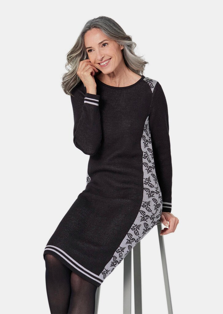 Jacquard Strickkleid 3