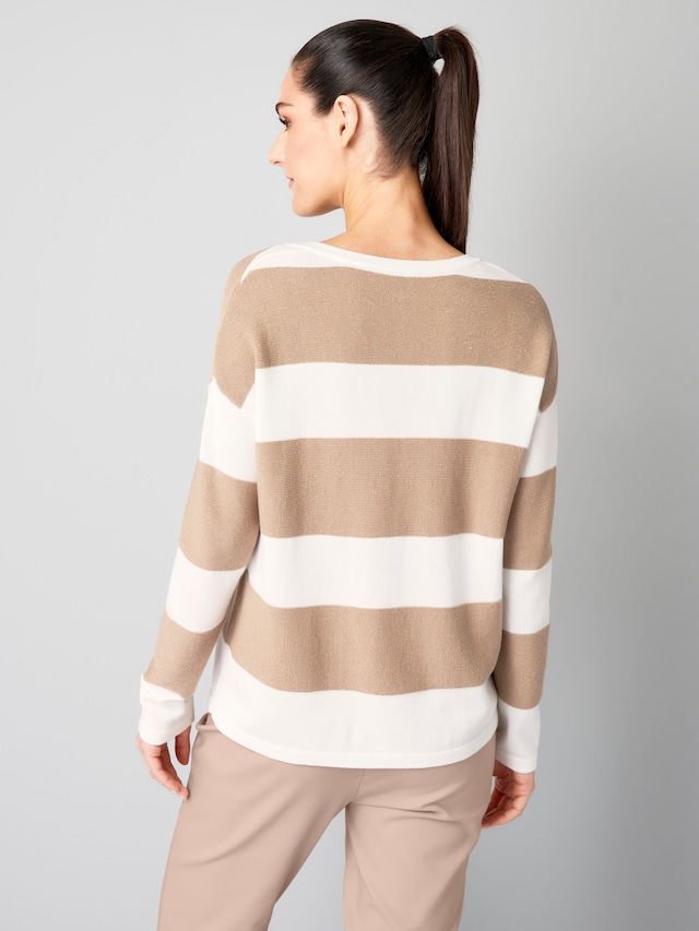 Pullover mit Streifendesign 2