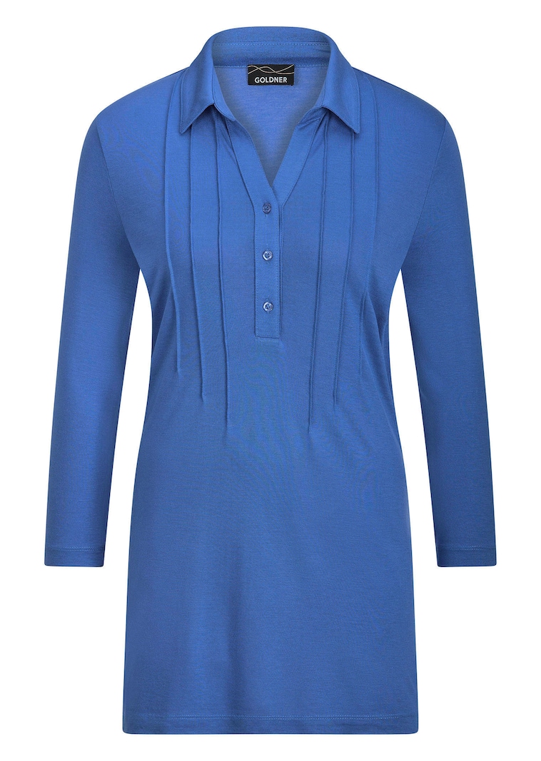 Tuniekshirt van jersey met biesjes