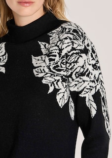 Jacquard-Pullover mit floralem Motiv thumbnail 5