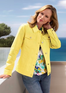 Jeansjacke in taillierter Form thumbnail 7