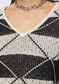 Jacquard jumper made from virgin wool thumbnail 5