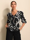 Bluse mit voluminösen Puffärmeln thumbnail 4