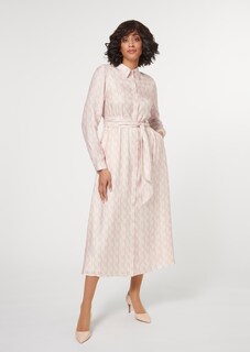 Bedrucktes Hemdblusenkleid mit Gürtel thumbnail 2