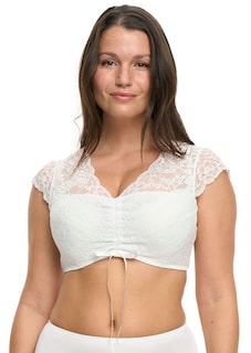 Dirndl-Flügelarmbluse aus Spitze thumbnail 3