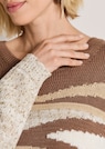 Rundhals-Pullover mit Intarsien thumbnail 5